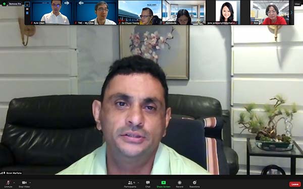 Bizon Pesi Marfatia - President of Telok Blangah Toastmasters Club