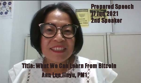 17 Jun 2021 Prepared Speech 2nd Speaker Ann Luo PM1