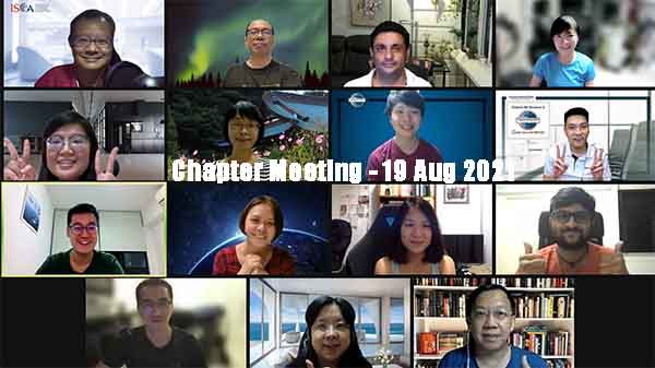 Chapter Meeting – 19 Aug 2021 Chapter Meeting - 19 Aug 2021