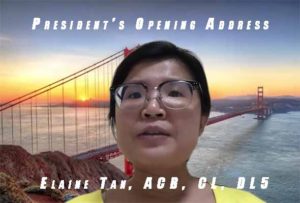 21 Oct 2021 Chapter Meeting President's Opening Address