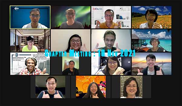 Chapter Meeting – 18 Nov 2021