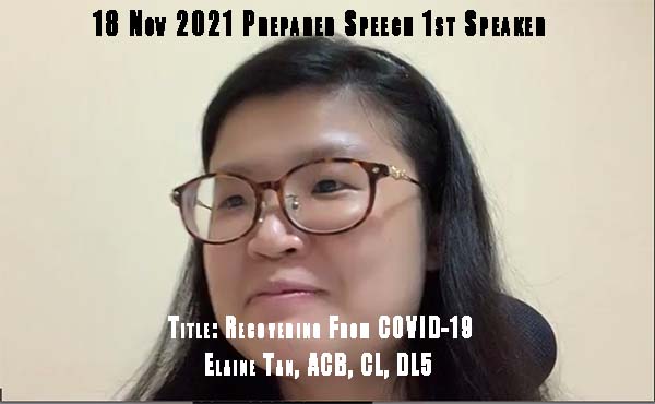 18 Nov 2021 Prepared Speech 1st Speaker Elaine Tan ACB CL DL5