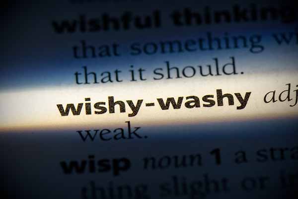 wishy-washy
