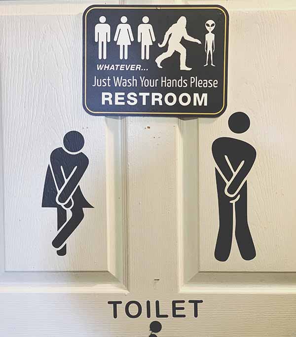 all genders restroom